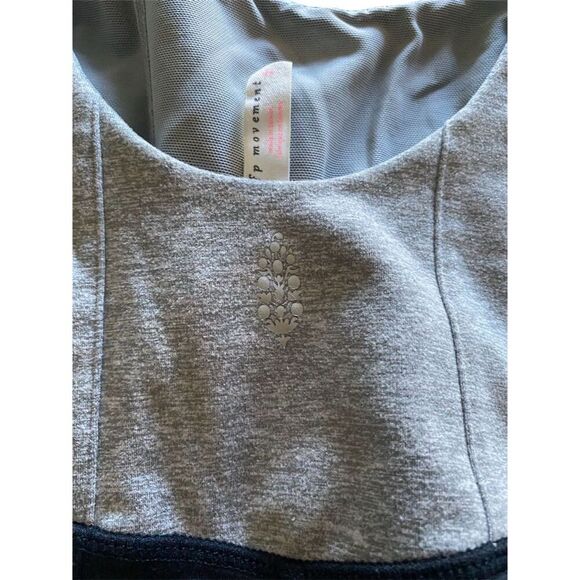 Free People Movement Women's M Gray/Black Colorblock Athletic Jumpsuit - Picture 3 of 4